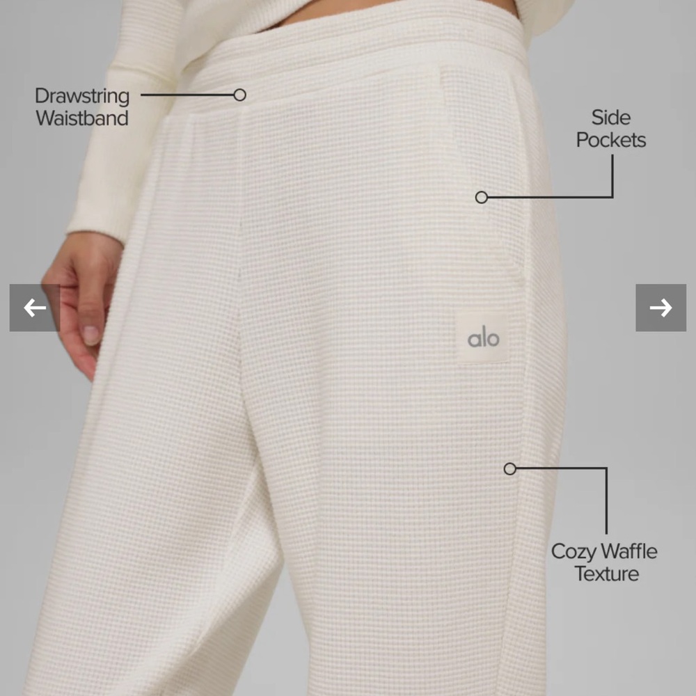 ALO Waffle Weekend Escape Jogger